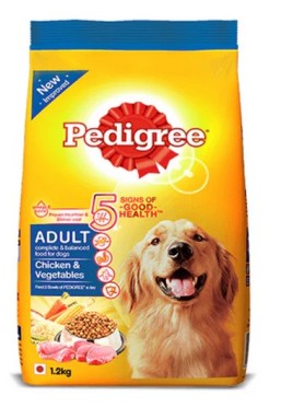 Pedigree Adult - Chicken And Veg 1.2Kg Dog Food